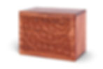 Carved Wood Urn - Small