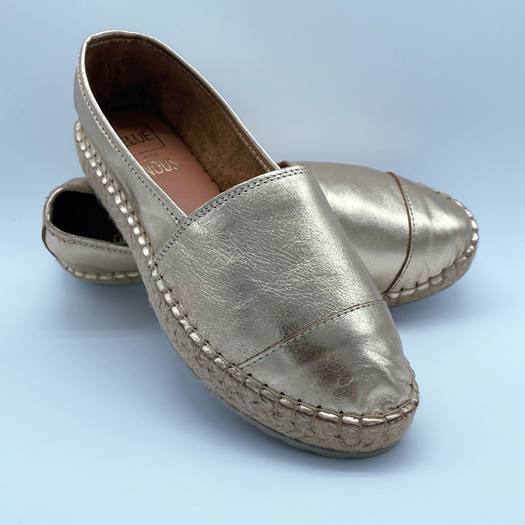 Espadrille platine Necoutille par Elue Par Nous