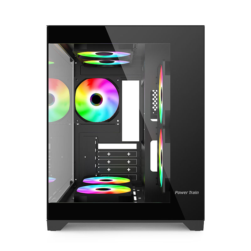 Thumbnail: Power Train  Coloured Glaze PC Case 