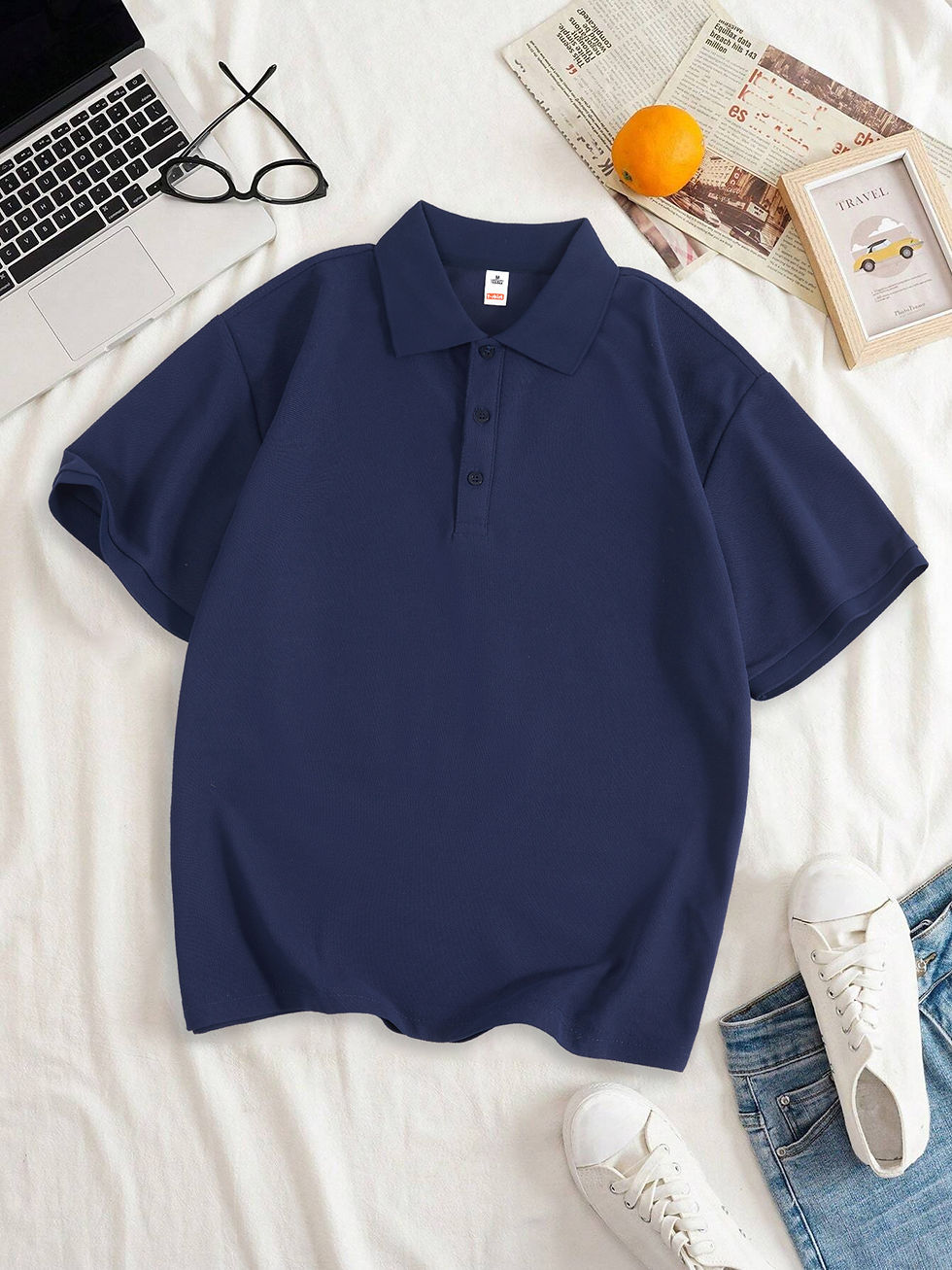 Thumbnail: Women Solid Color Polo Shirt Summer Casual Cool Feeling Antibacterial Tops Breat