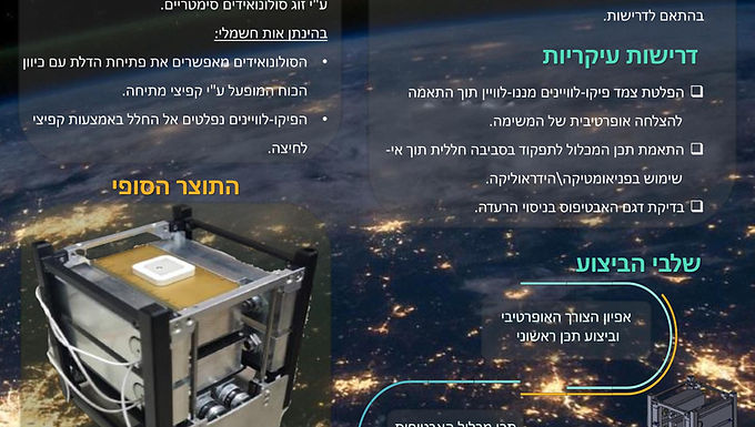 מנגנון הפלטת פיקו לוויינים מננו לוויין