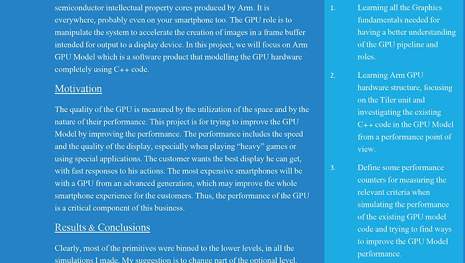 Improving Mali GPU Model Performance