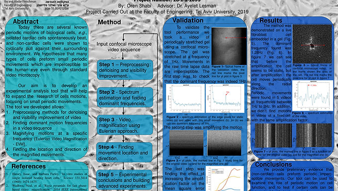 Motion Magnification and Analysis of Video Microscopy Image