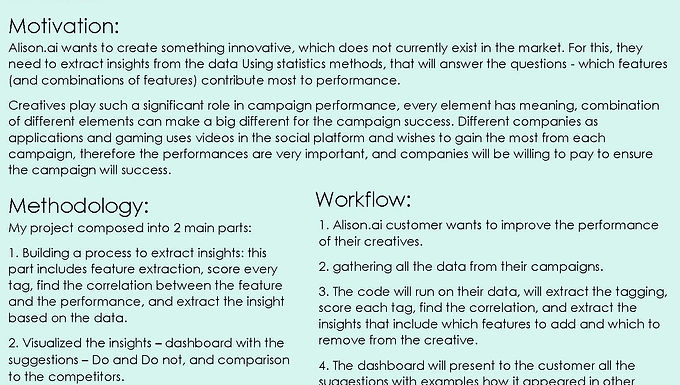 Visual Features statistical significance and its impacts on performance
