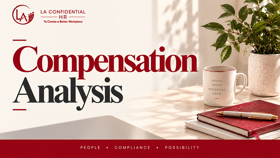 Compensation Analysis for Small Businesses: Are You Paying Employees Competitively?