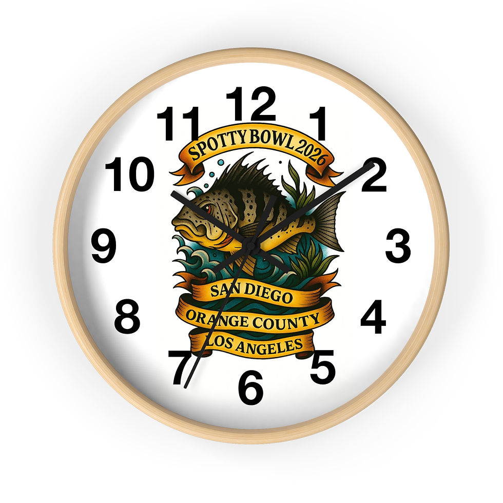 Thumbnail: SPOTTY BOWL Wall Clock