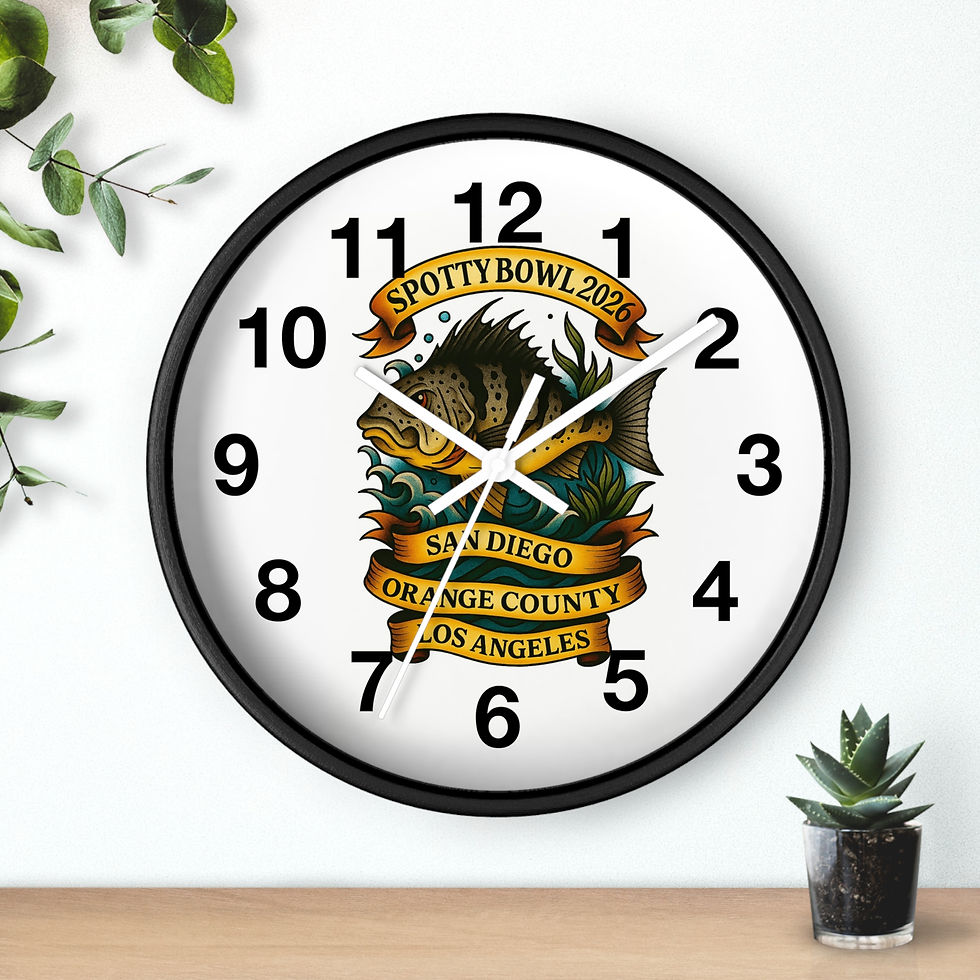 Thumbnail: SPOTTY BOWL Wall Clock