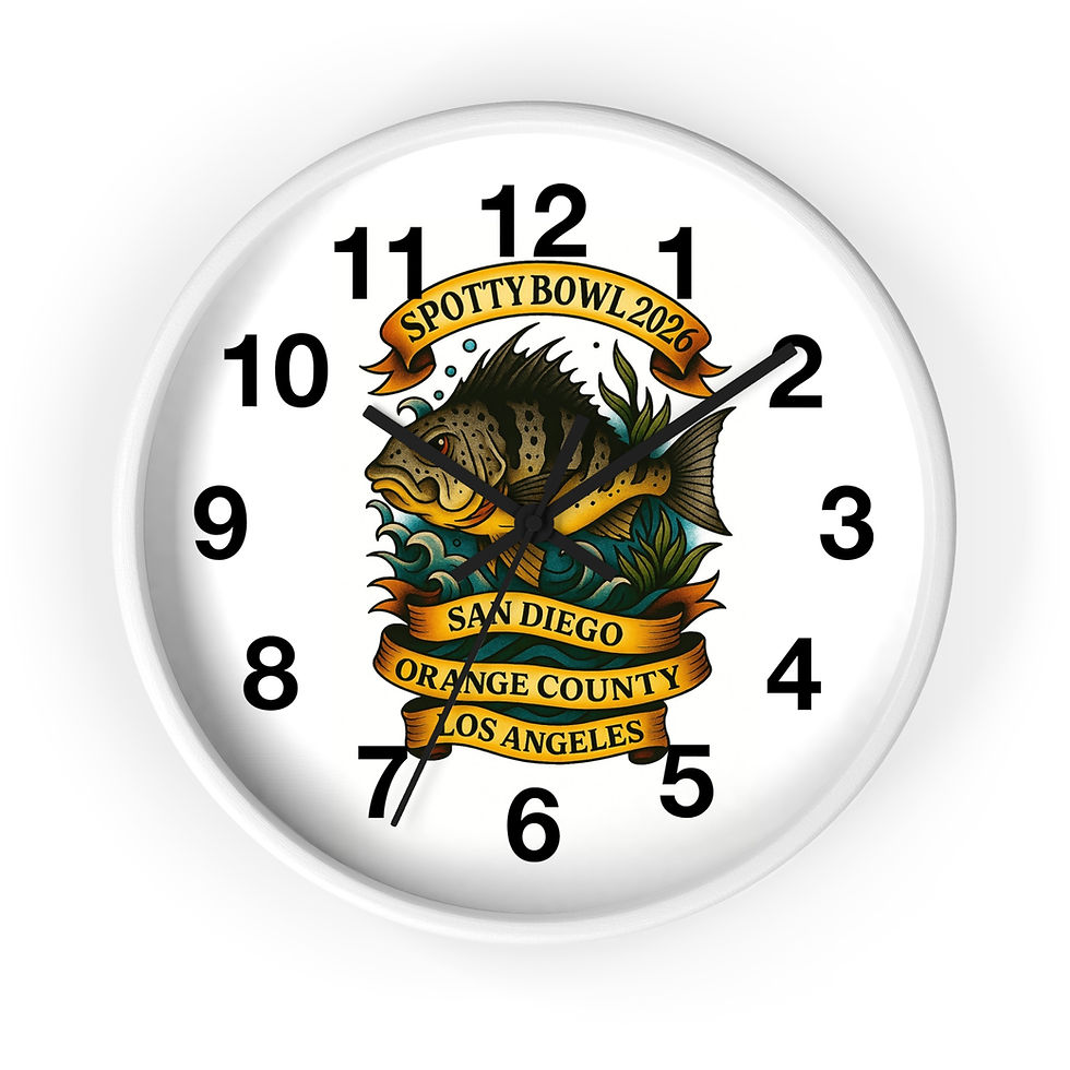 Thumbnail: SPOTTY BOWL Wall Clock