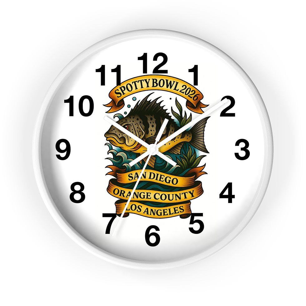 Thumbnail: SPOTTY BOWL Wall Clock