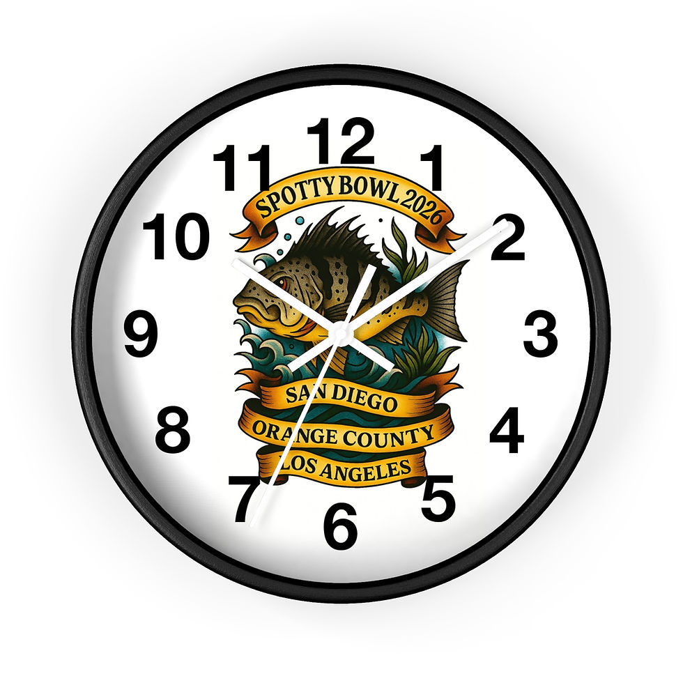 Thumbnail: SPOTTY BOWL Wall Clock