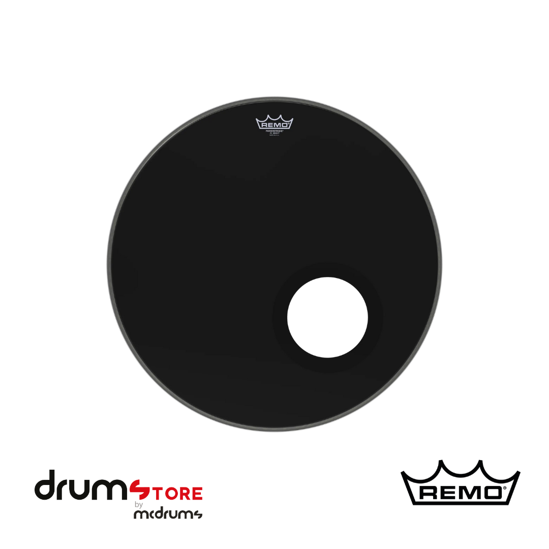 Remo Powerstroke P3 Ebony 22" Hueco