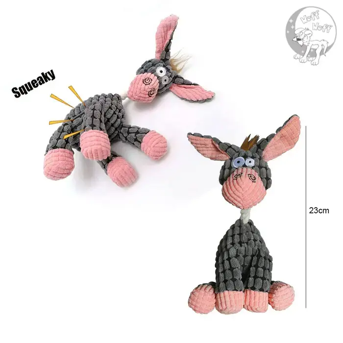 Plišana igračka za pse magarac sa squeaky zvukom