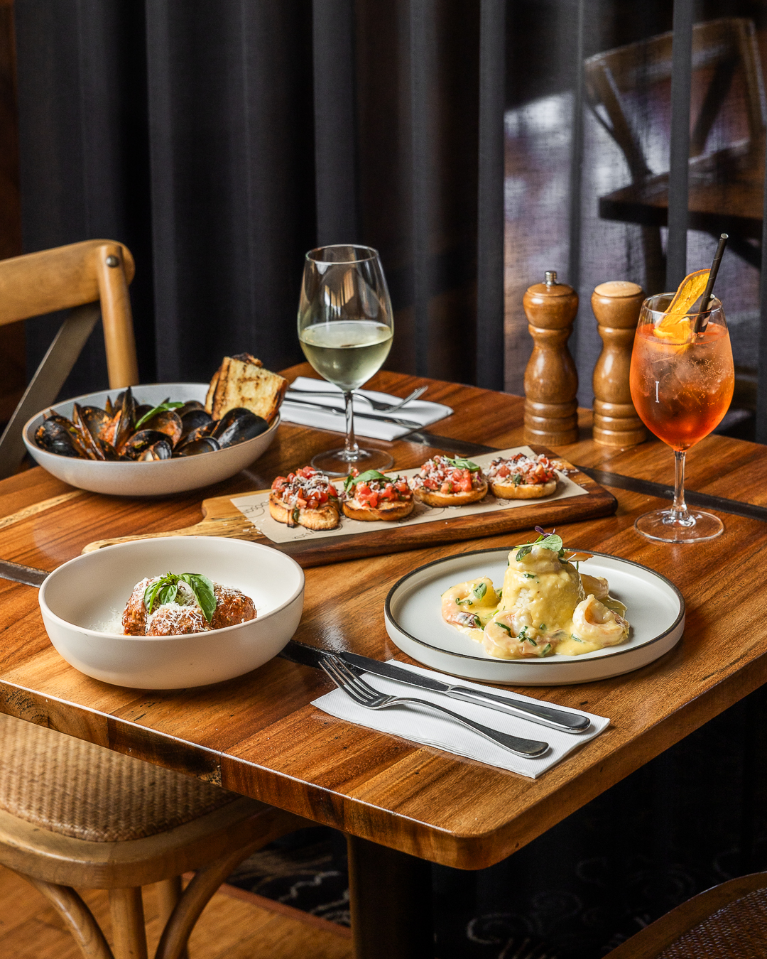Seafood dishes — Kurmond Social, Sydney