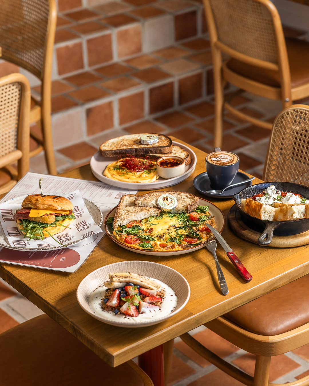 China dishes — Cafe Mazal, Sydney