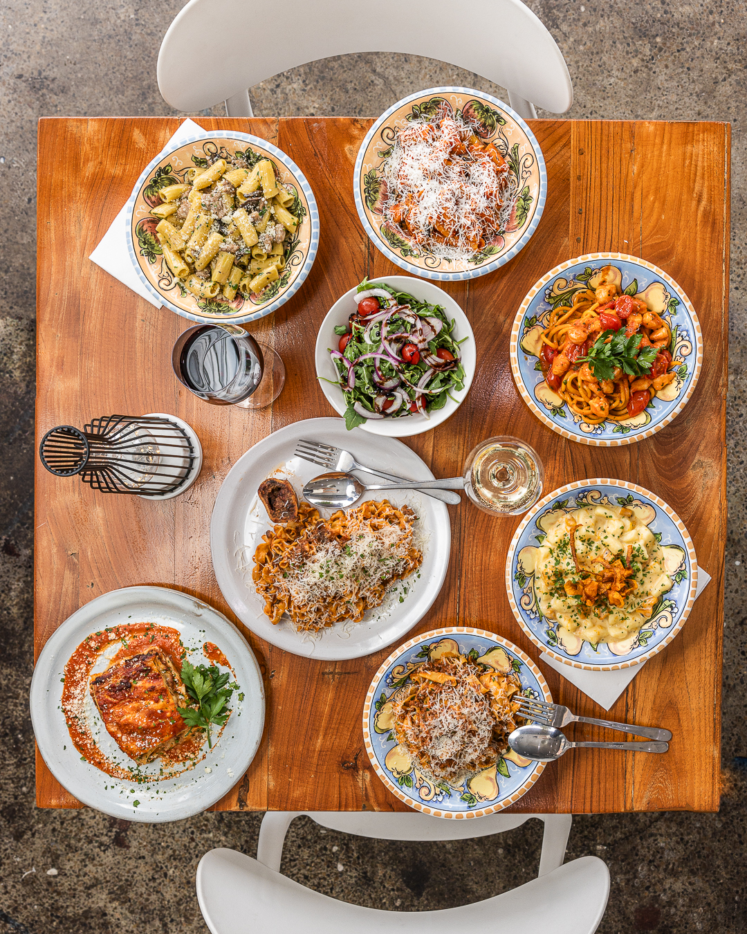 Seafood dishes — Betto Deli, Newtown, Sydney