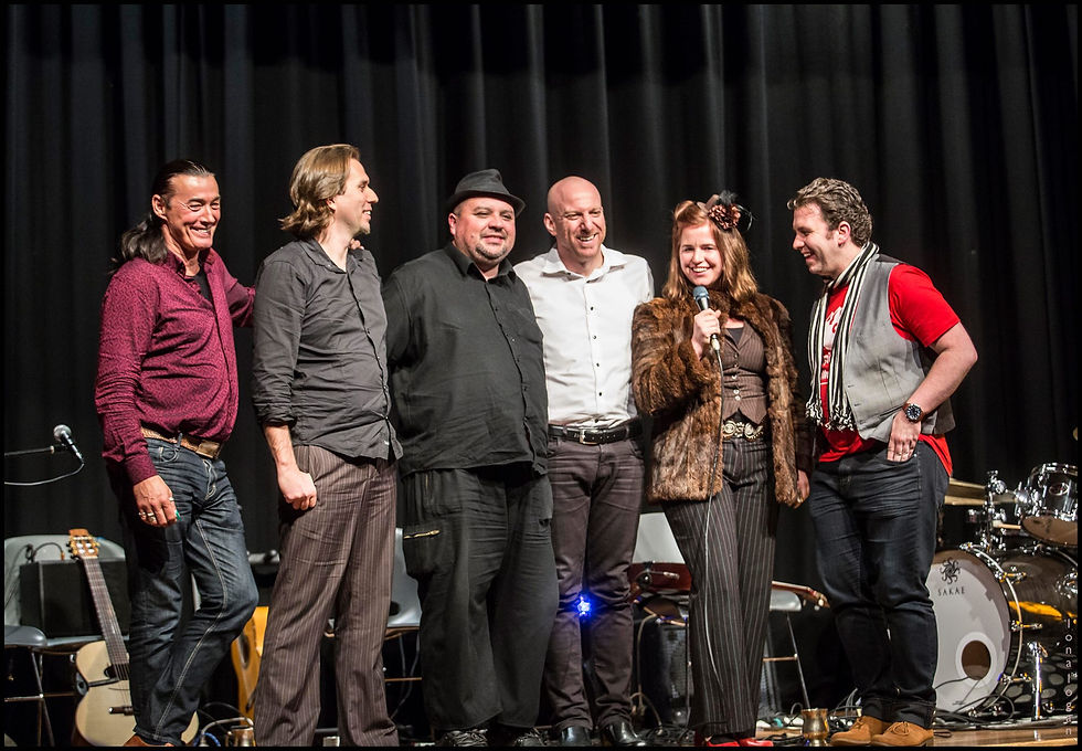 Music Hunter and Music In The Mountains united to celebrate Lulo Reinhardt and Bart Stenhouse.