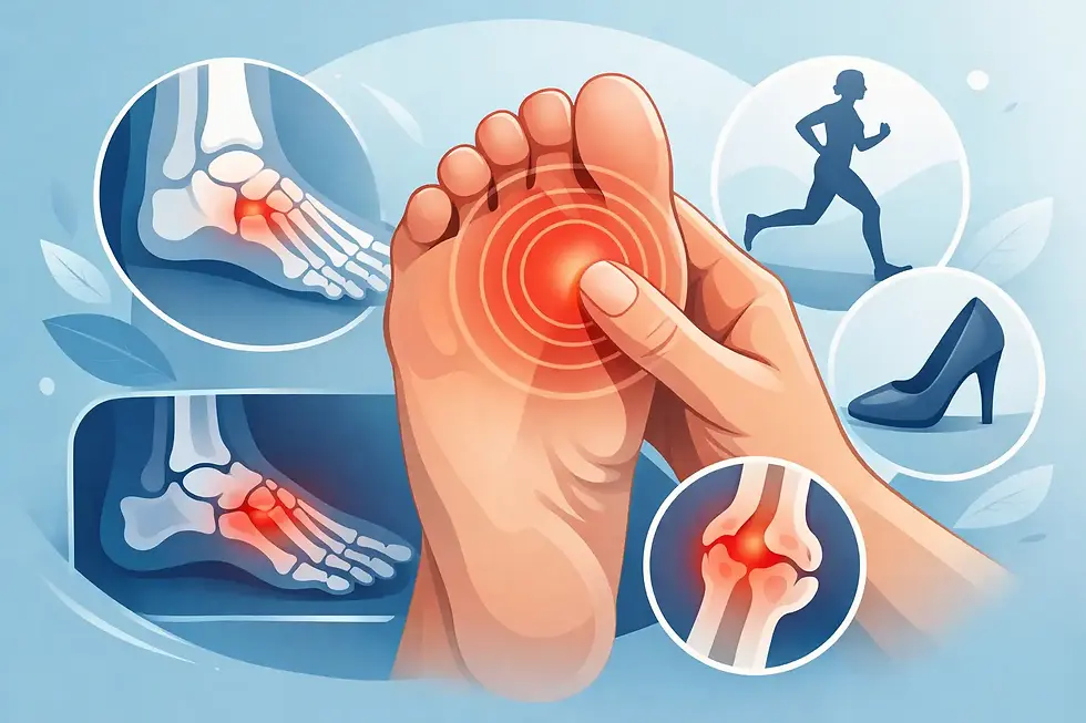 Forefoot Pain Causes and What They Mean