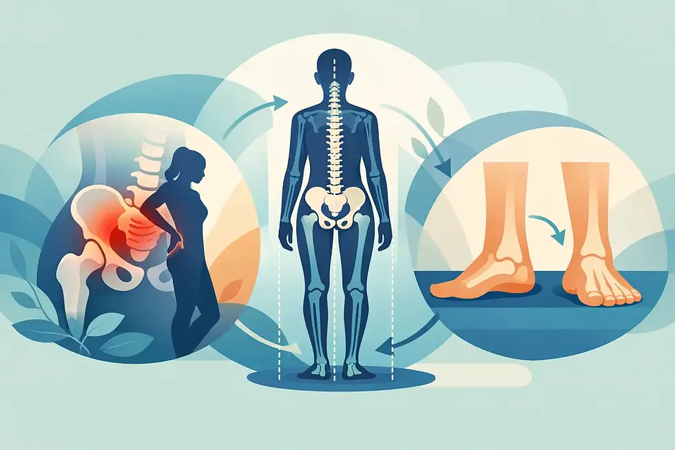 Hip Pain, Foot Alignment and How They Connect