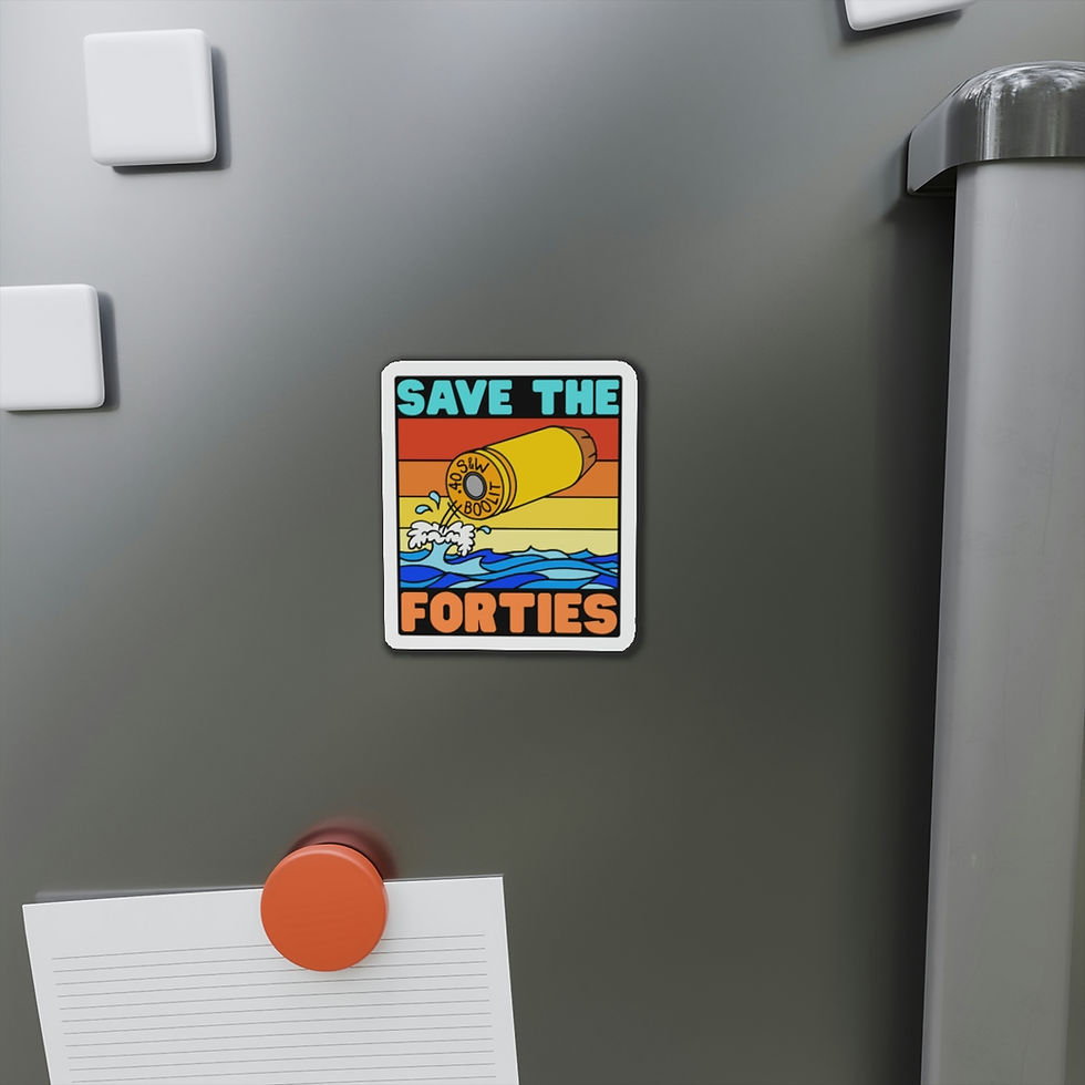 Thumbnail: Save the Forties! Die-Cut Magnets