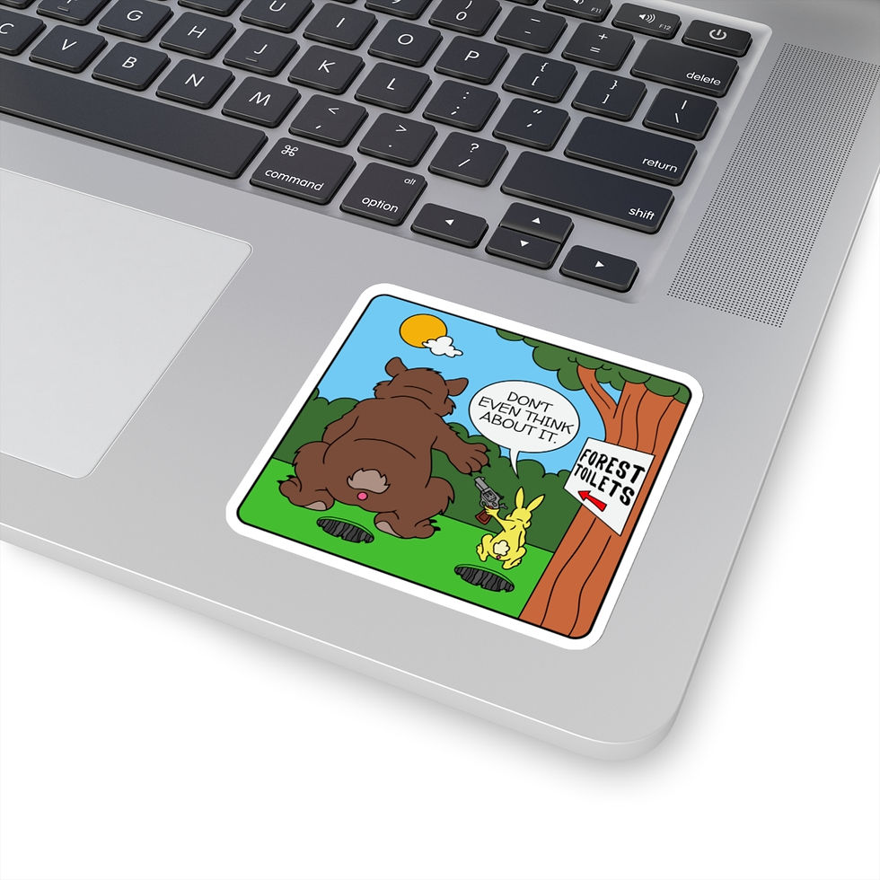 Thumbnail: Don't Even Think About It! Kiss-Cut Stickers