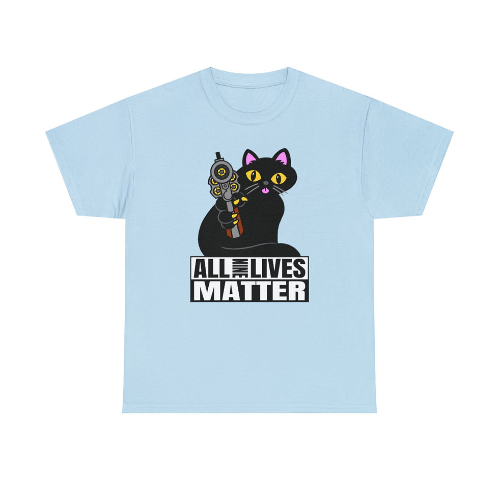 Thumbnail: All9Lives Unisex Heavy Cotton Tee