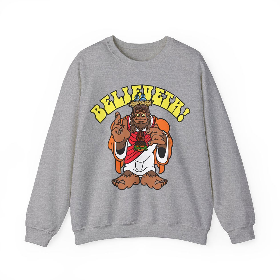 Thumbnail: Believeth! Unisex Heavy Blend™ Crewneck Sweatshirt