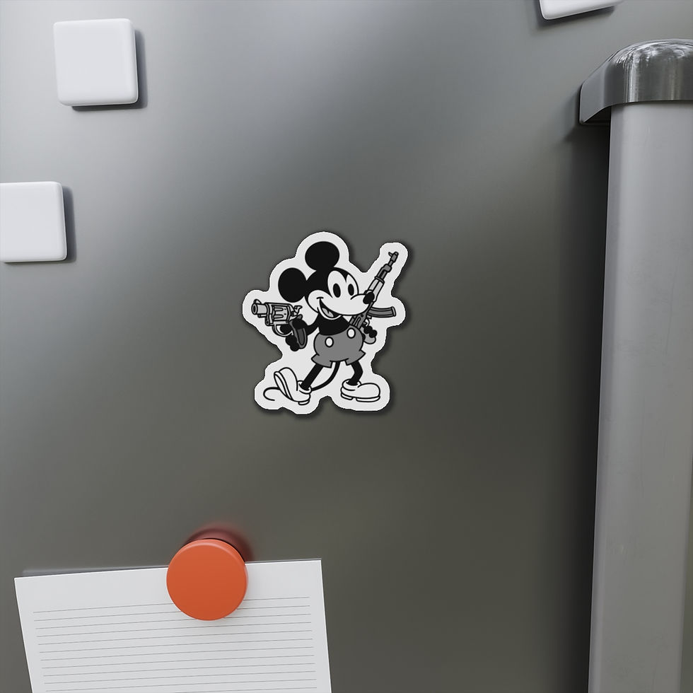 Thumbnail: Mouse Guns! Die-Cut Magnets