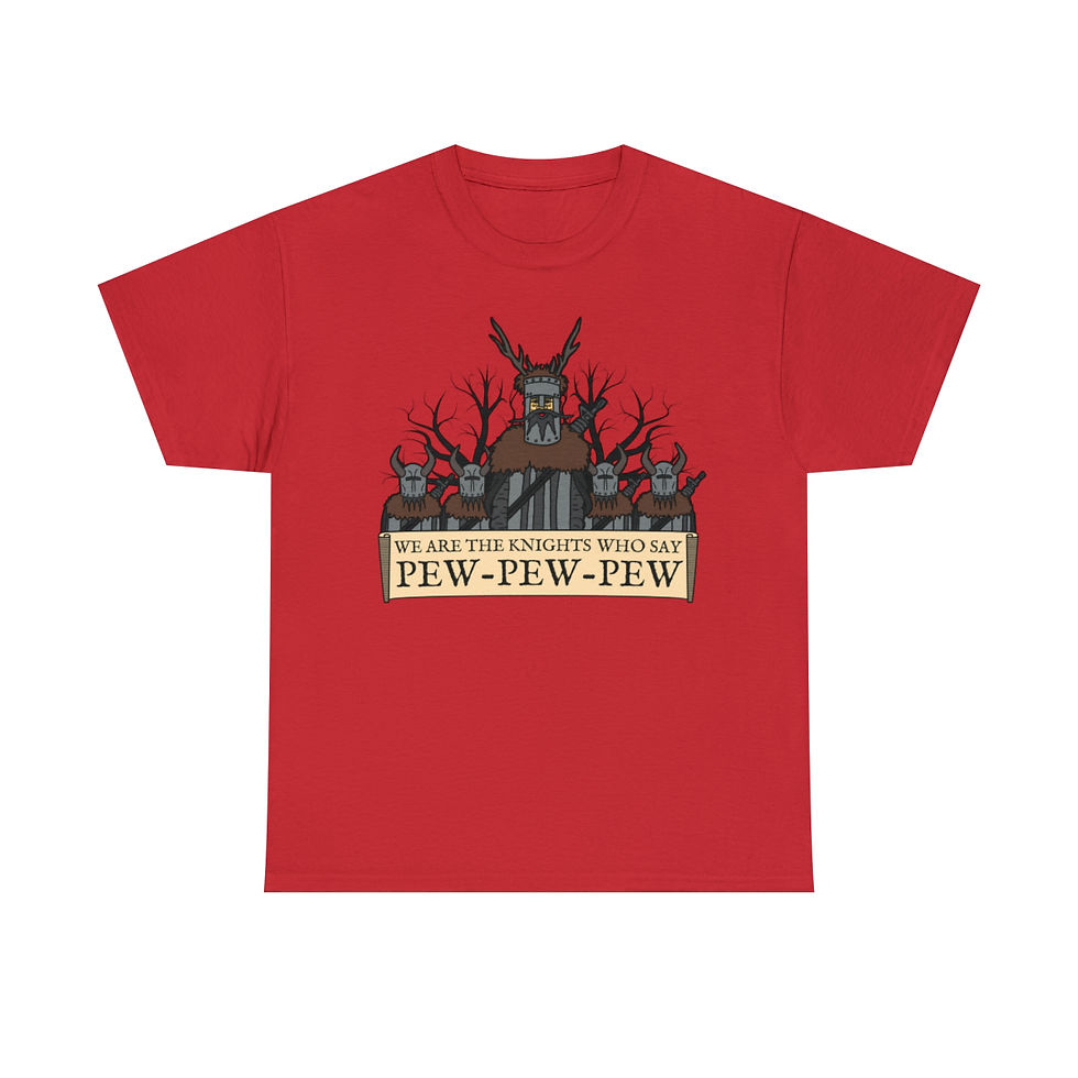 Thumbnail: Knights of Pew Unisex Heavy Cotton Tee