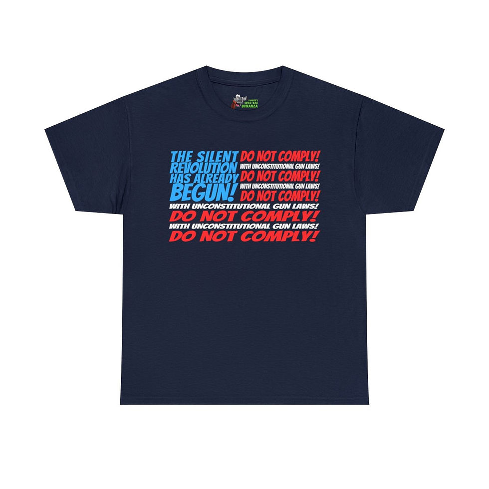 Thumbnail: Silent Revolution! Unisex Heavy Cotton Tee