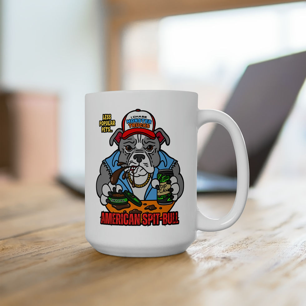 Thumbnail: American Spit-Bull! Ceramic Mug 15oz
