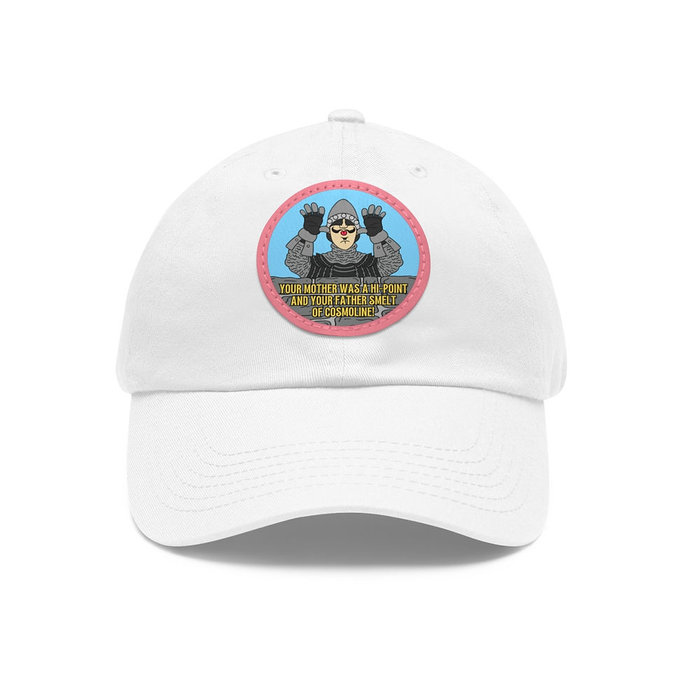 Thumbnail: Cosmoline Taunt! Dad Hat with Leather Patch (Round)