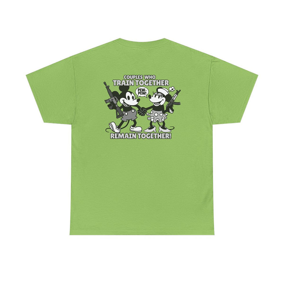 Thumbnail: Couple's Therapy! (Back Print) Unisex Heavy Cotton Tee