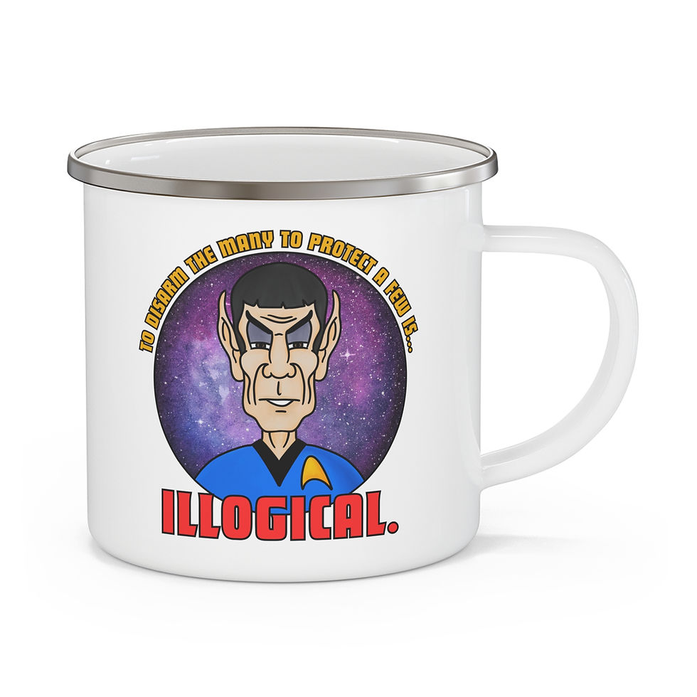 Illogical Enamel Camping Mug