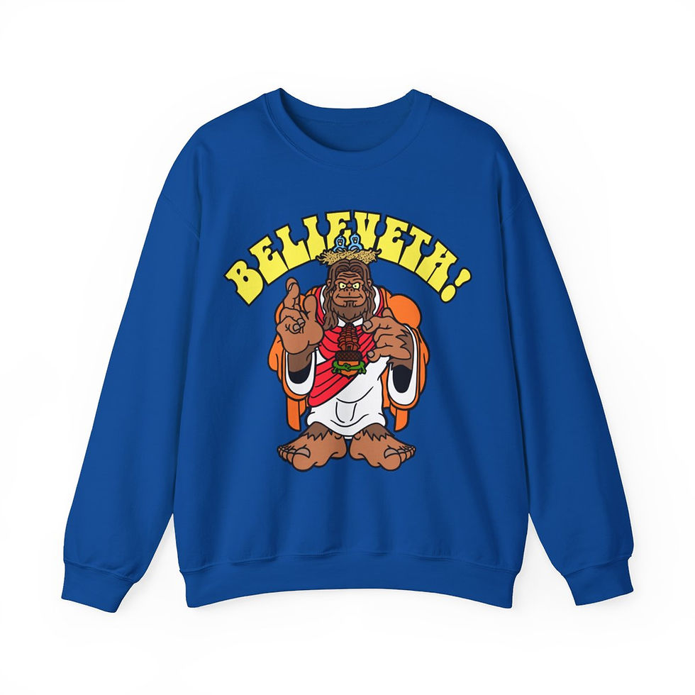 Thumbnail: Believeth! Unisex Heavy Blend™ Crewneck Sweatshirt