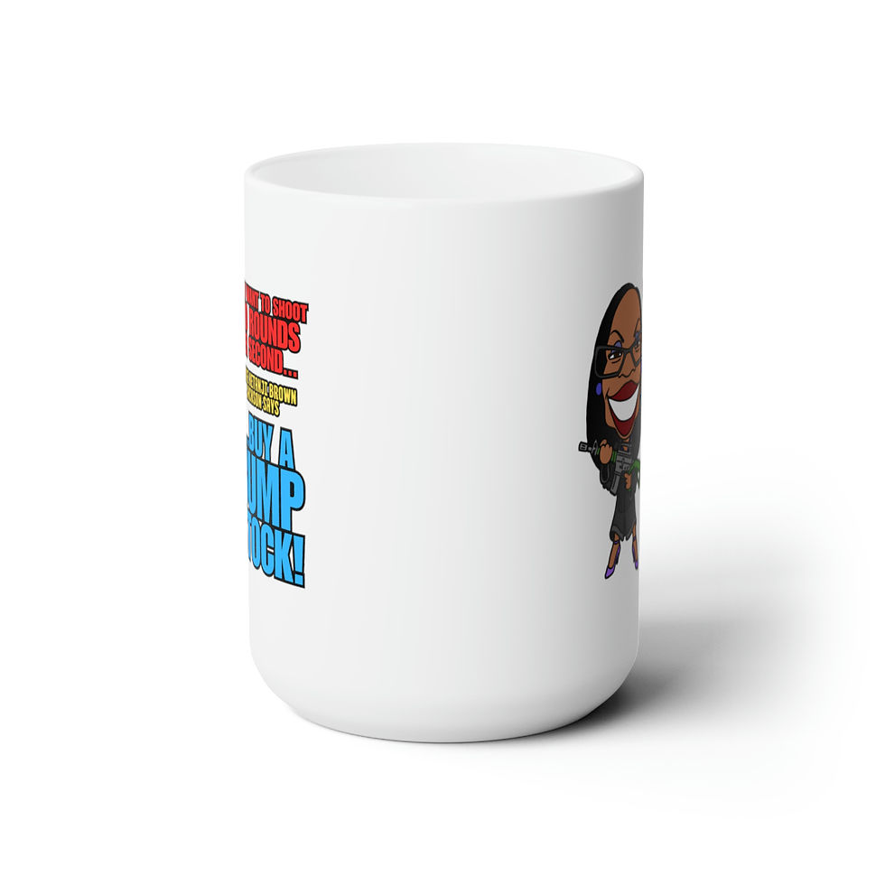 Thumbnail: Buy a Bump Stock! (Kentanji Jackson Brown) Ceramic Mug 15oz