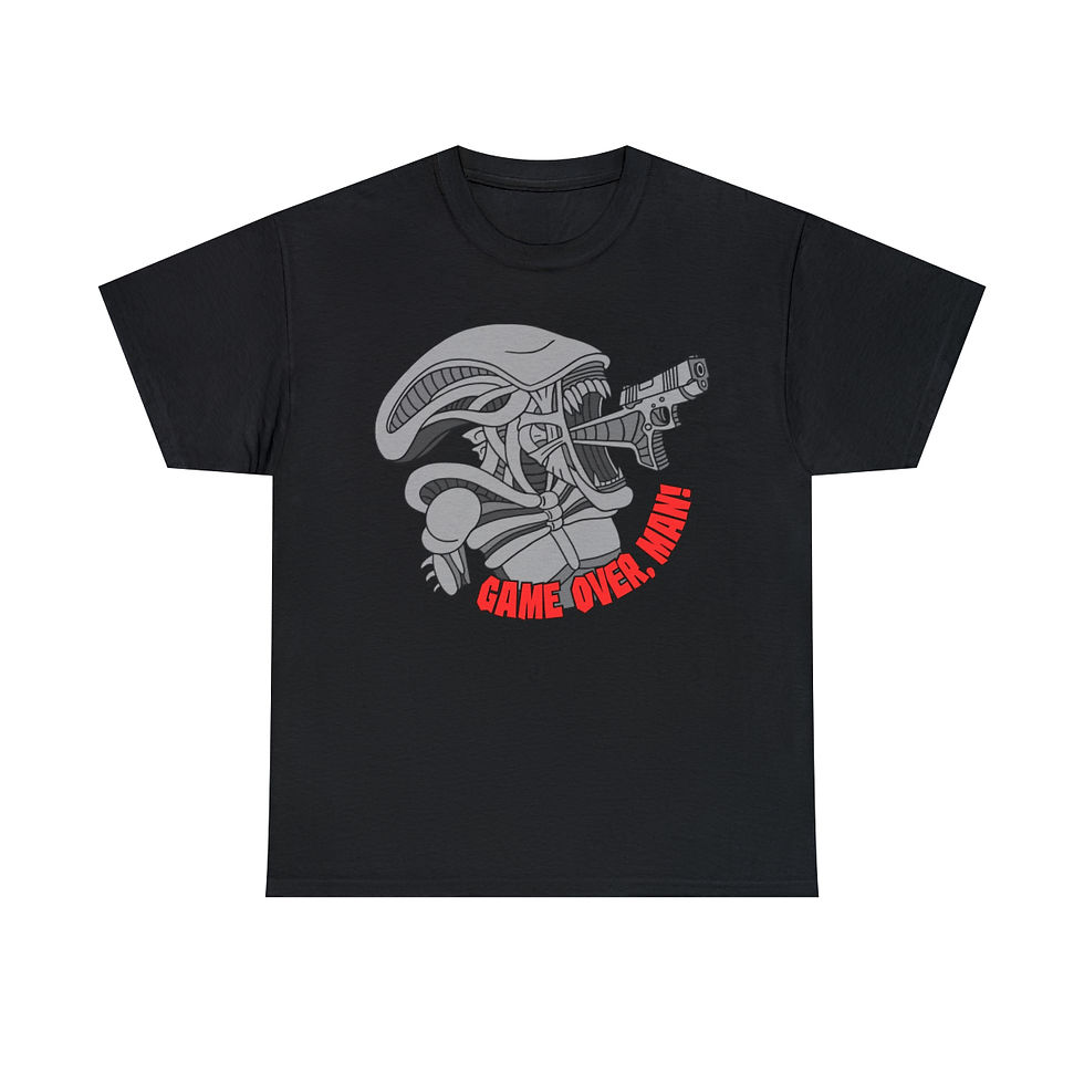 Thumbnail: Game Over Unisex Heavy Cotton Tee