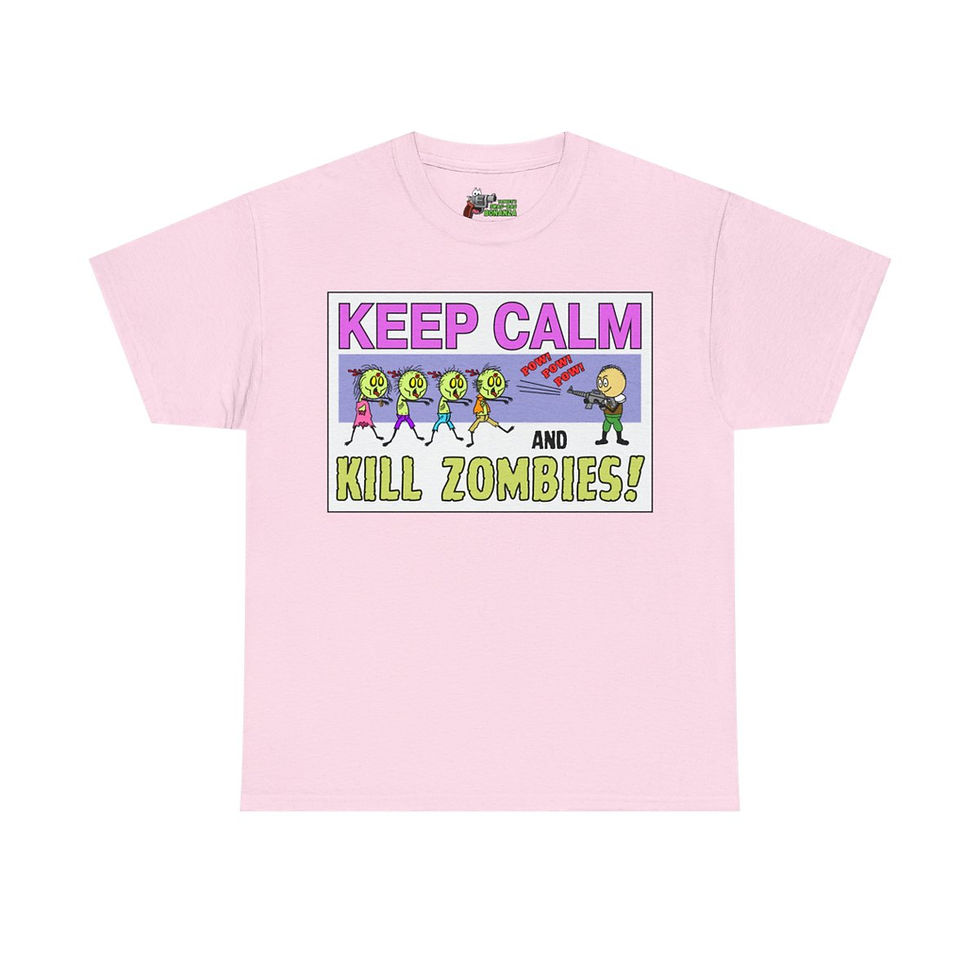 Thumbnail: Kill Zombies! Unisex Heavy Cotton Tee