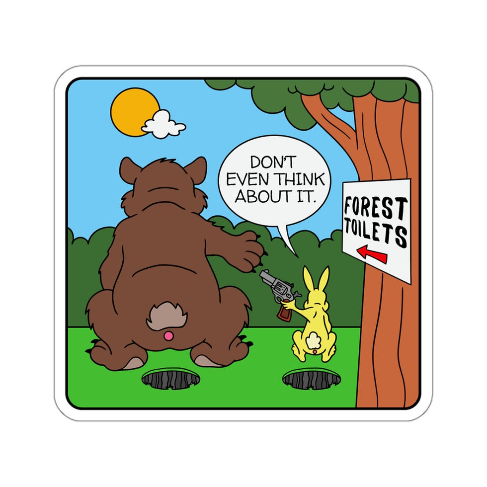 Thumbnail: Don't Even Think About It! Kiss-Cut Stickers