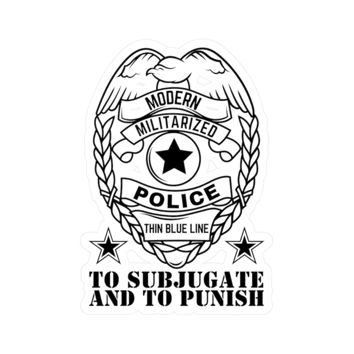 Subjugate & Punish Kiss-Cut Vinyl Decals