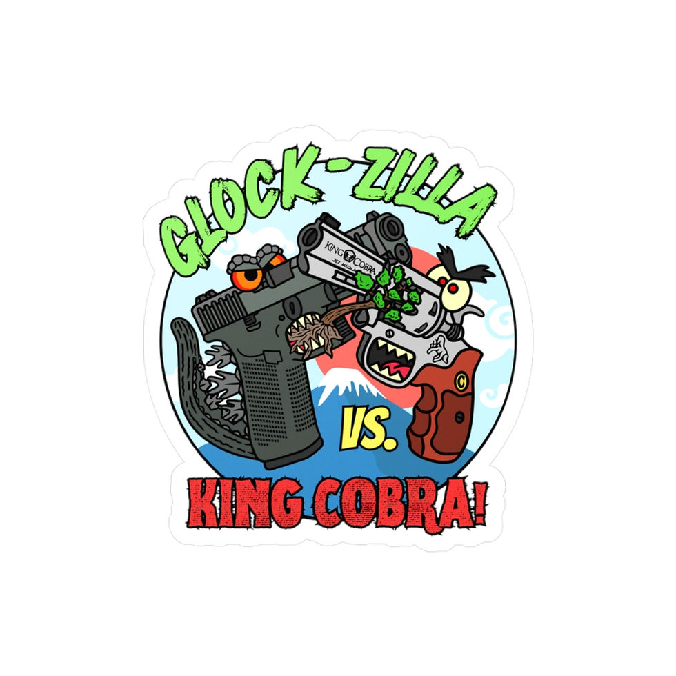 Thumbnail: Glock-zilla vs. King Cobra! Kiss-Cut Vinyl Decals