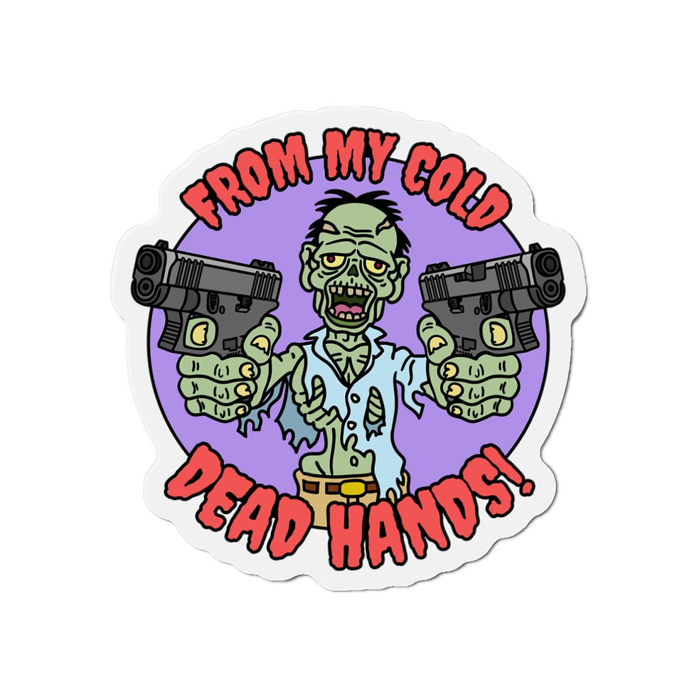 Thumbnail: Cold, Dead Hands! Die-Cut Magnets
