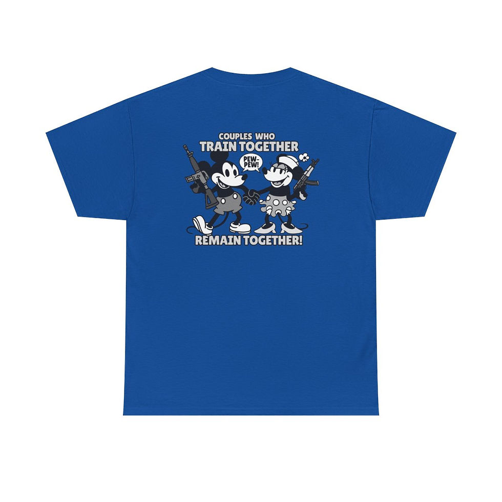Thumbnail: Couple's Therapy! (Back Print) Unisex Heavy Cotton Tee