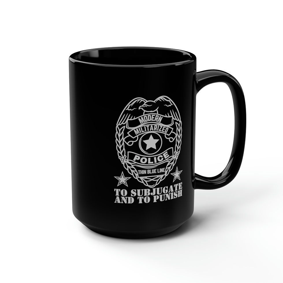 Thumbnail: Subjugate & Punish Black Mug, 15oz