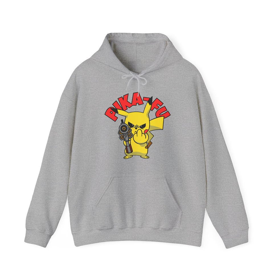 Thumbnail: Pika-FU! Unisex Heavy Blend™ Hooded Sweatshirt