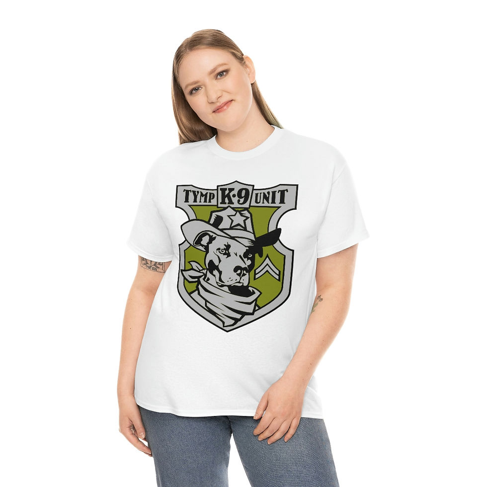 Thumbnail: K9 Unit Corporal Uni-Sex Heavy Cotton T-shirt!