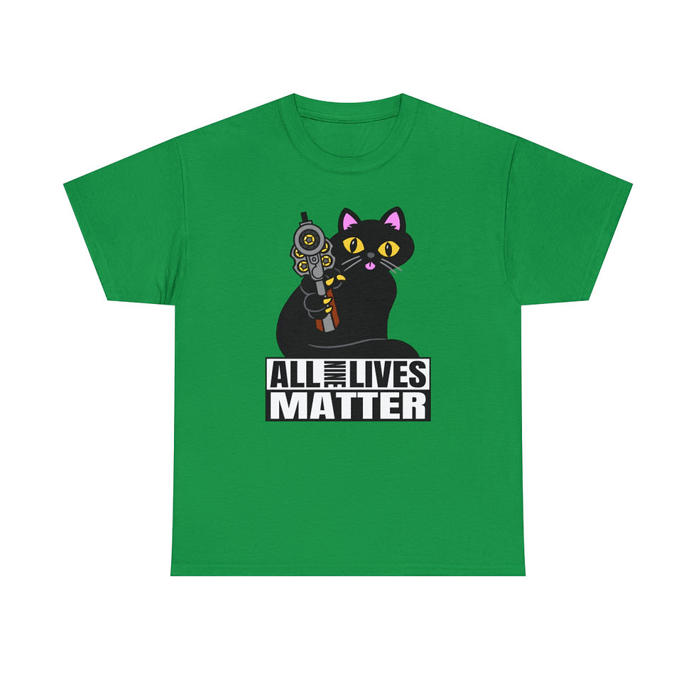 Thumbnail: All9Lives Unisex Heavy Cotton Tee
