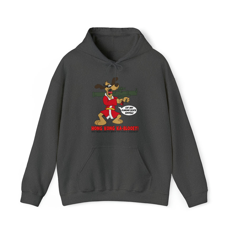 Thumbnail: Hong Kong Ka-Blooey! Unisex Heavy Blend™ Hooded Sweatshirt