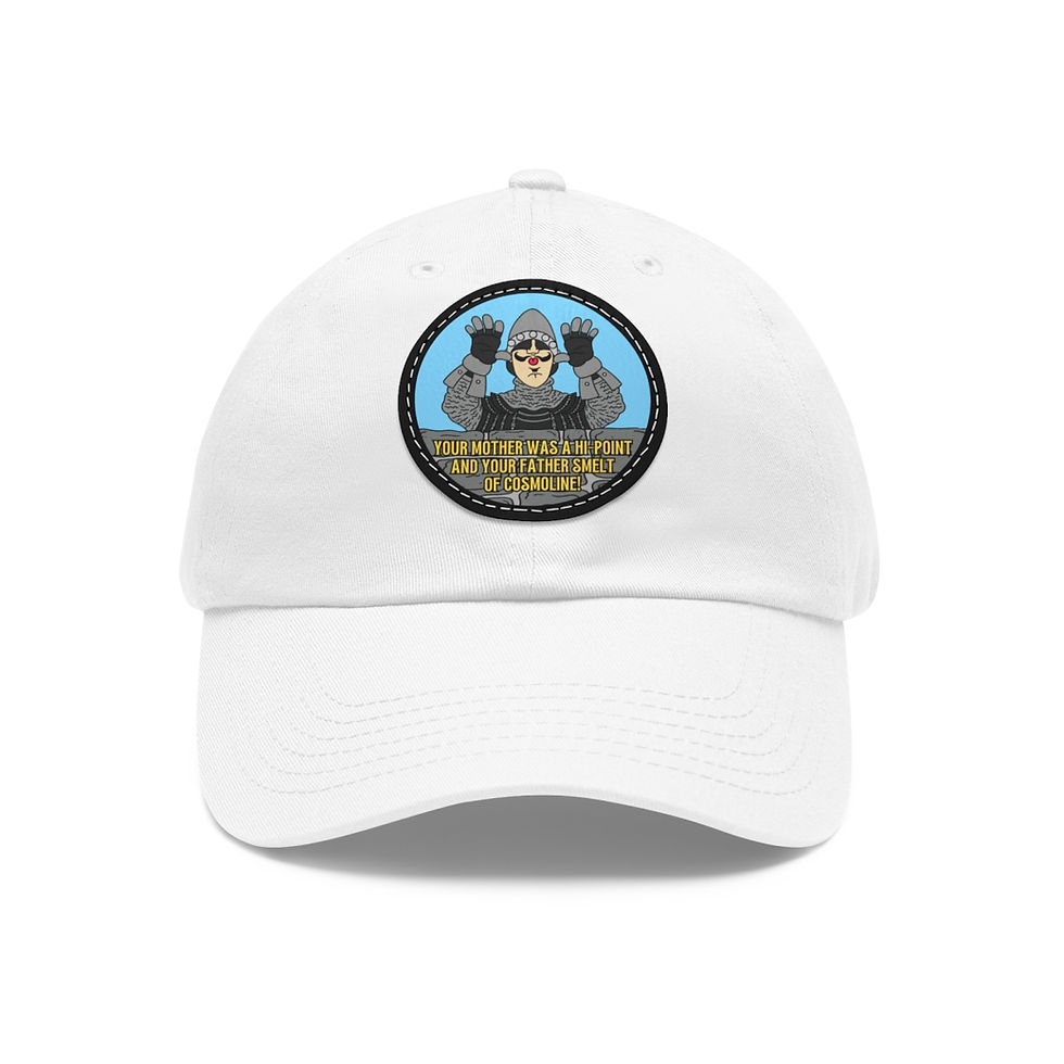 Thumbnail: Cosmoline Taunt! Dad Hat with Leather Patch (Round)