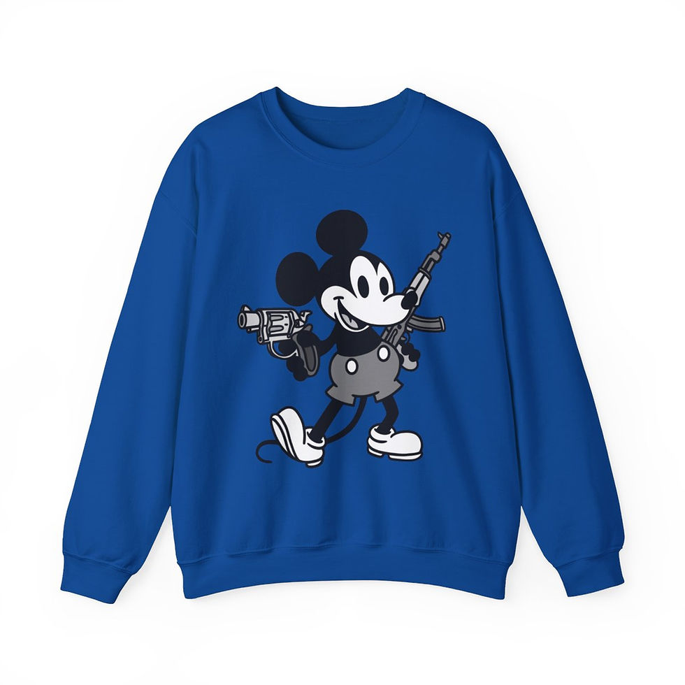 Thumbnail: Mouse Guns! Unisex Heavy Blend™ Crewneck Sweatshirt
