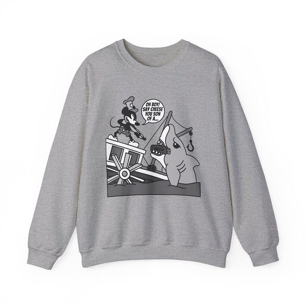Thumbnail: Willie vs. Bruce! Unisex Heavy Blend™ Crewneck Sweatshirt
